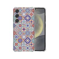 Samsung Galaxy S25 Plus Hoesje - Tiles Color TPU Antishock