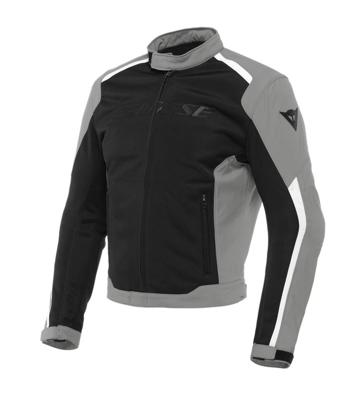 DAINESE Hydraflux 2 Air D-Dry Jacket, Doorwaai motorjas heren, Zwart-Donker Grijs