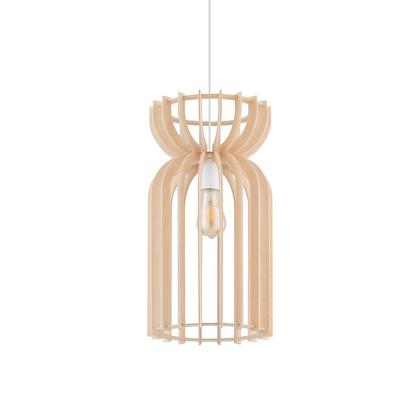 Lyora Houten hanglampKymi Ø 26cm - houtbruin - 10570