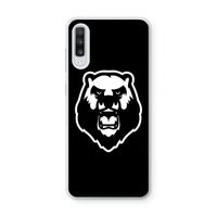 Angry Bear (black): Samsung Galaxy A70 Transparant Hoesje