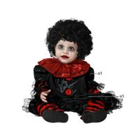Kostuums voor Baby's Bloederige Clown - Maat: 24 maanden - Maat: 24 maanden