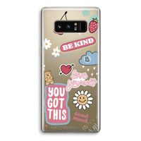 Positivity: Samsung Galaxy Note 8 Transparant Hoesje