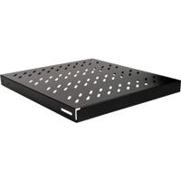 ROLINE 19-inch plank 1 U, 500 mm diep 50 kg zwart
