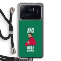 Sleigh Bells Ring: Xiaomi Mi 11 Ultra Transparant Hoesje met koord