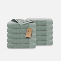 Walra Remade Cotton Handdoeken 60 x 110 cm - 550 gr/m² - Jade - 10 stuks