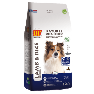 Biofood Lam en Rijst hondenvoer 12,5kg