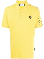 Philipp Plein polo Skull and Bones en coton - Jaune - thumbnail