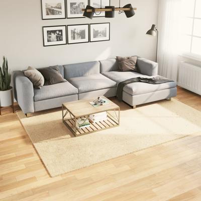VidaXL Vloerkleed huarte laagpolig zacht wasbaar 200x280 cm crème