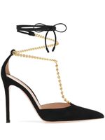 Gianvito Rossi escarpins Soleil D'Orsay 105 mm - Noir