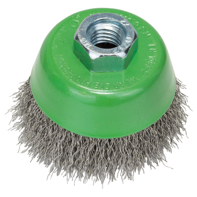 Bosch Accessoires Komstaalborstel | Gegolfde draad | Roestvrij | 65mm |M14 - 2609256501