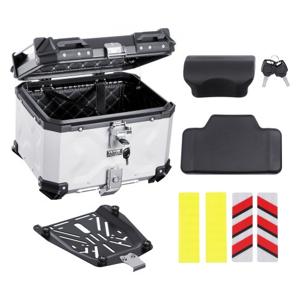 VEVOR motorkoffer topkoffer universele motortas 45L topkoffer aluminium