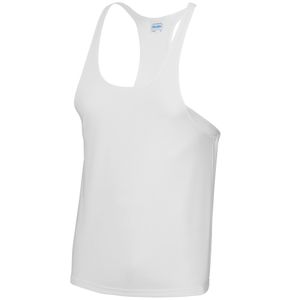 Wit sport/fitness shirt/tanktop voor heren