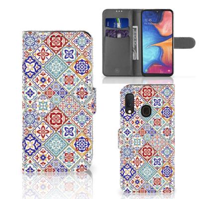 Samsung Galaxy A20e | Bookcase | Tiles Color