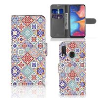 Samsung Galaxy A20e | Bookcase | Tiles Color