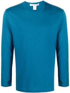 Comme Des Garçons Shirt sweat en coton à col rond - Bleu