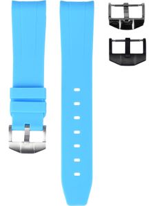 Horus Watch Straps bracelet-montre 20 mm Sport Miami Blue - Bleu