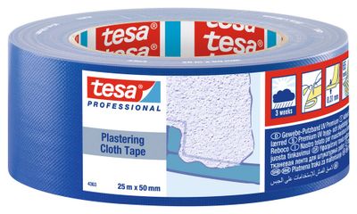 Tesa uv ducttape 2weken 25mtrx50mm blauw
