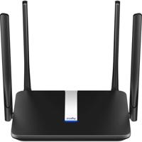 Cudy ac1200 wi-fi mesh 4g lte cat4 router (zwart, mesh, app, nano sim-slot)