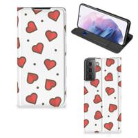 Samsung Galaxy S21 Plus | Hoesje met Magneet | Hearts