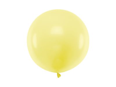 Grote Ballon 60 cm Pastel Licht Geel