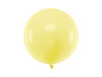 Grote Ballon 60 cm Pastel Licht Geel