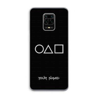 Squid Game: Xiaomi Redmi Note 9 Pro Transparant Hoesje