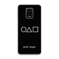 Squid Game: Xiaomi Redmi Note 9 Pro Transparant Hoesje