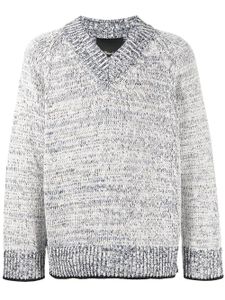 3.1 Phillip Lim pull en maille marbrée - Blanc