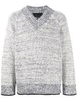 3.1 Phillip Lim pull en maille marbrée - Blanc - thumbnail