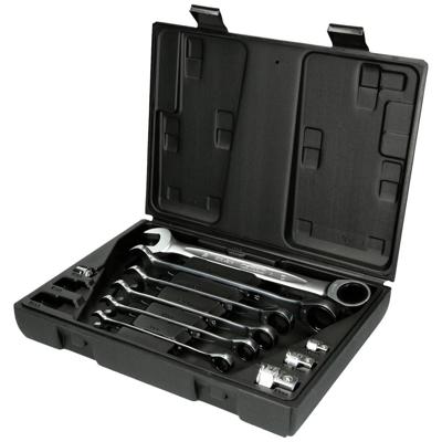 KS Tools 503.4260 5034260 Ringsleutel met ratelset Sleutelbreedte (metrisch) 8 - 90 mm