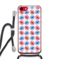 Klaproosjes: iPhone SE 2020 Transparant Hoesje met koord