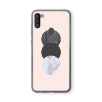 Marmeren cirkels: Samsung Galaxy A11 Transparant Hoesje Marmeren cirkels: Samsung Galaxy A11 Transparant Hoesje