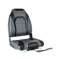 Titan Marine High Back Folding Bootstoel Zwart/steenkool Grijs Default