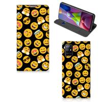 Samsung Galaxy M51 | Hoesje met Magneet | Emoji