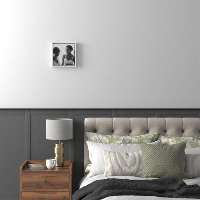 Foto op canvas met baklijst wit 20x20