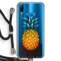 Grote ananas: Huawei P20 Lite Transparant Hoesje met koord
