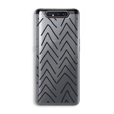Marrakech Arrows: Samsung Galaxy A80 Transparant Hoesje