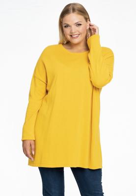 Yoek Trui vierkant cashmere | Geel | Maat 50/52
