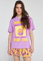 Harper & Yve T-shirt Shell paars - thumbnail