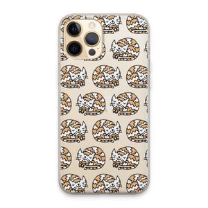 Slapende poes: iPhone 13 Pro Max Transparant Hoesje
