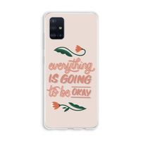 Optimistic flower girl: Galaxy A51 4G Transparant Hoesje