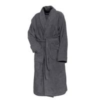 LINNICK Pure Badjas Velours dark grey XXL