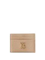 Burberry porte-cartes en cuir à fini grainé - Tons neutres