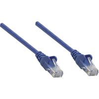 Intellinet 739832 RJ45 Netwerkkabel, patchkabel CAT 6 S/FTP 0.25 m Blauw Folie afscherming, Afscherming gevlochten, Halogeenvrij 1 stuk(s) - thumbnail