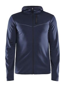 Craft Eaze FZ sweat hood hardloopjack blauw heren XL