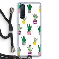 Sanseveria: Sony Xperia 5 II Transparant Hoesje met koord