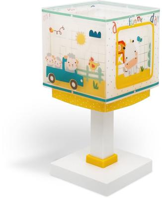 Dalber Kinderkamer tafellampMy Farm geel met wit - 63401