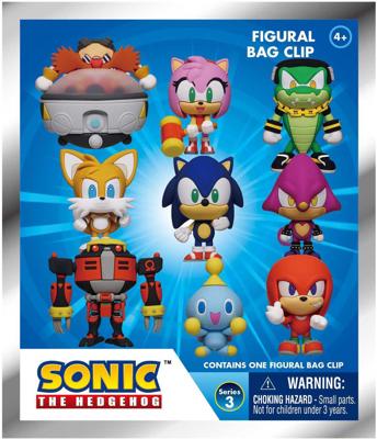 Sonic the Hedgehog 3D Bag Clip Blind Bag - Series 3