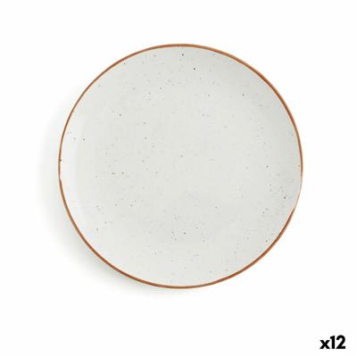Dinerbord Ariane Terra Beige Keramisch Ø 21 cm (12 Stuks)