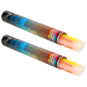 Glow in the dark sticks - 30x - 22 cm - 80s/90s party feestartikelen